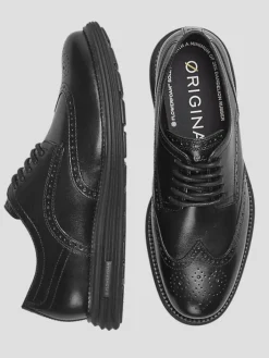 Sneakers|Casual Shoes-Cole Haan Original Grand Remastered Wingtip Oxfords Black