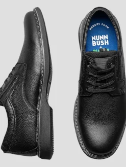 Oxfords|Casual Shoes-Nunn Bush Otto Plain Toe Oxfords Black