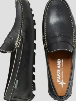 Loafers & Slip-ons-Eastland Patrick Leather Slip-On Loafers Black