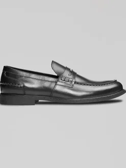 Dress & Formal Shoes-Joseph Abboud Penny Loafers Black