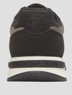 Sneakers|Casual Shoes-Calvin Klein Phino Lace-up Sneakers Black/Taupe