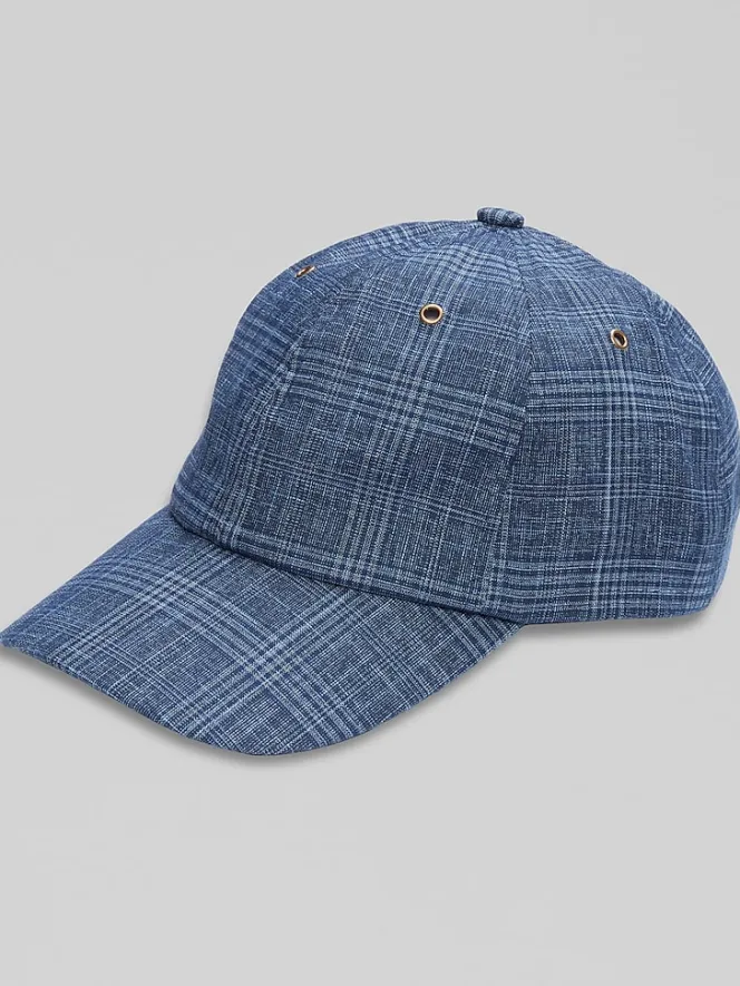 Hats-Biltmore Plaid Baseball Cap Black