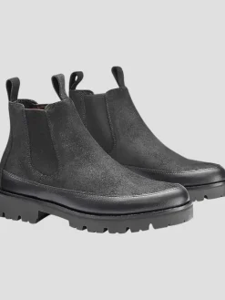 Casual Shoes|Casual Shoes-G.H.BASS Ranger Chelsea Super Lug Boots Black
