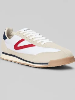 Casual Shoes|Casual Shoes-Tretorn Rawlins Vintage T-Toe Sneakers White/Red