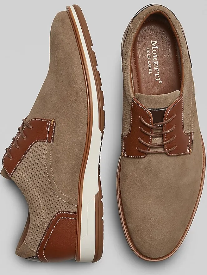 Oxfords|Casual Shoes-Moretti Republic Plain Toe Oxford Black