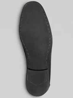 Loafers & Slip-ons-Donald Pliner Reuben Moc Toe Loafers Black