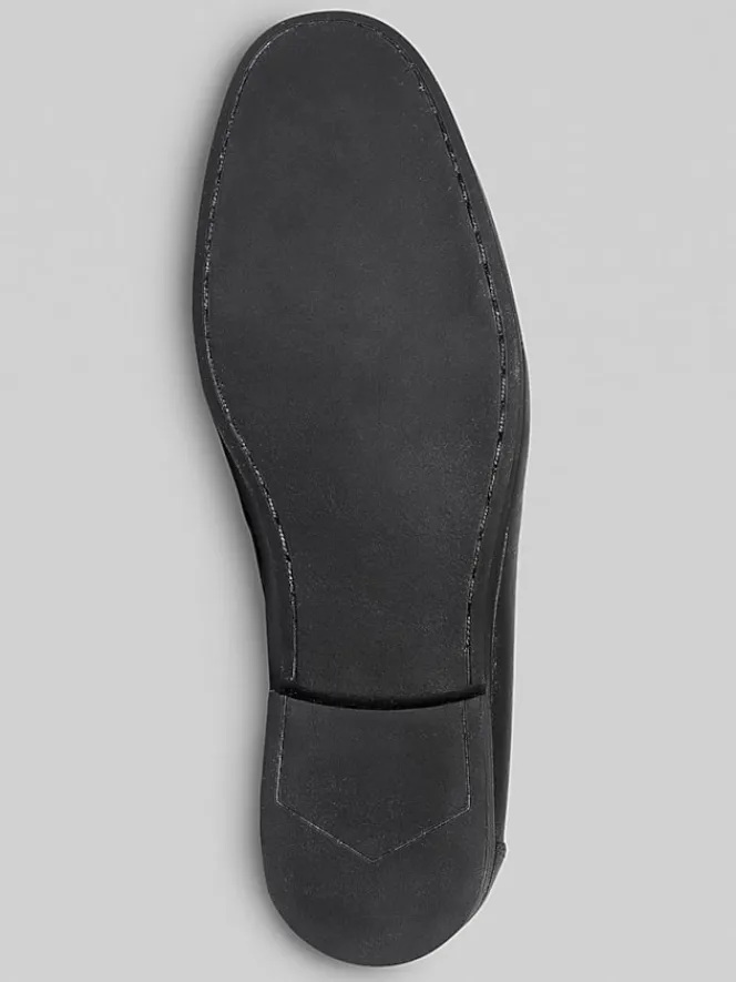 Loafers & Slip-ons-Donald Pliner Reuben Moc Toe Loafers Black