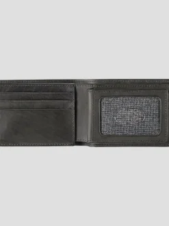 Wallets-Johnston &Amp; Murphy Rhodes 2-in-1 Leather Billfold Wallet Black