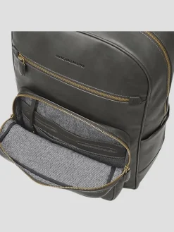 Travel & Luggage-Johnston &Amp; Murphy Rhodes Leather Backpack Black