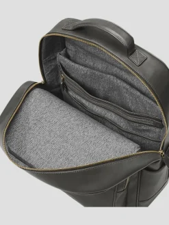 Travel & Luggage-Johnston &Amp; Murphy Rhodes Leather Backpack Black