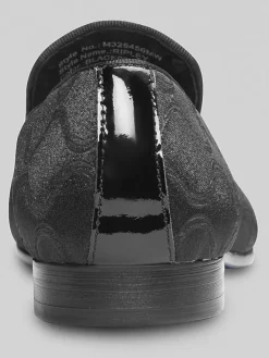 Dress & Formal Shoes-Moretti Ripley Smoking Shoes Black