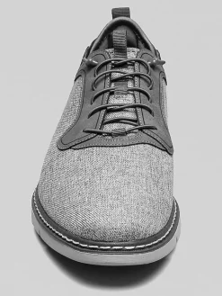 Casual Shoes|Casual Shoes-Stacy Adams Scanlon Plain Toe Elastic Lace Shoes Brown