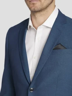 3-piece Suits|Suit Separates-Egara Skinny Fit Suit Jacket Teal