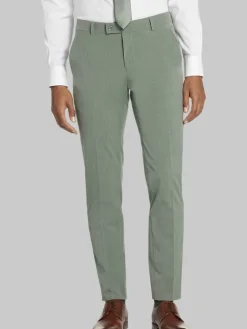 Dress Pants|3-piece Suits-Egara Skinny Fit Suit Pants Grass