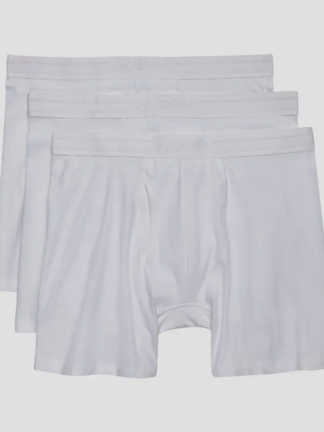 Underwear-Egara Slim Fit Boxer Briefs, 3-Pack Black/Gray