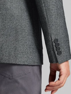 Sport Coats|Sport Coats-Calvin Klein Slim Fit Check Sport Coat Grey/Charcoal Check