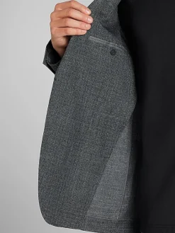 Sport Coats|Sport Coats-Calvin Klein Slim Fit Check Sport Coat Grey/Charcoal Check