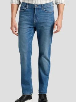 Big & Tall Jeans|Casual Shop-Joseph Abboud Slim Fit Comfort Stretch Jeans Black