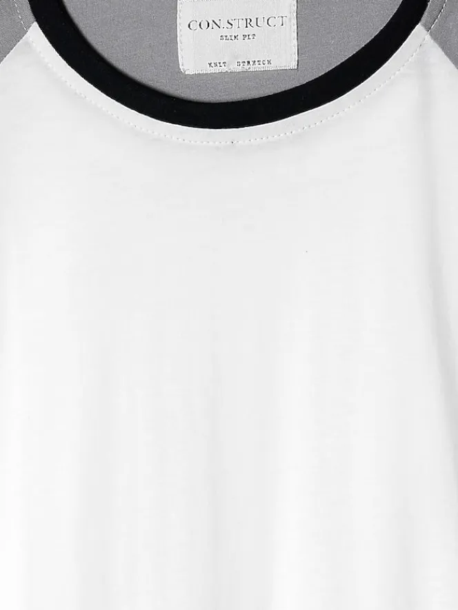 T-shirts-Con.Struct Slim Fit Crewneck Tee Dark Blue