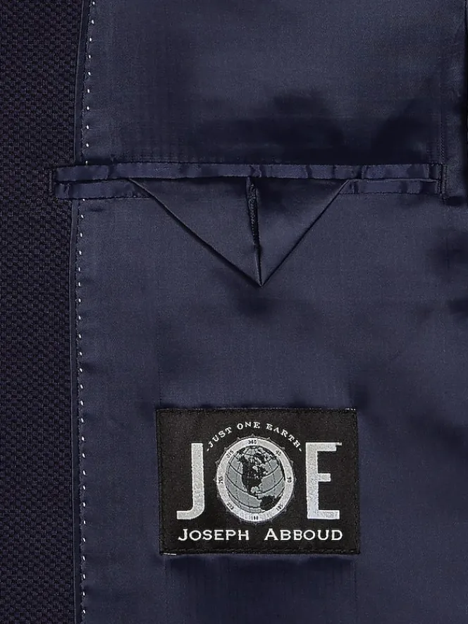 Sport Coats|Sport Coats-JOE Joseph Abboud Slim Fit Knit Sport Coat Navy Pebble
