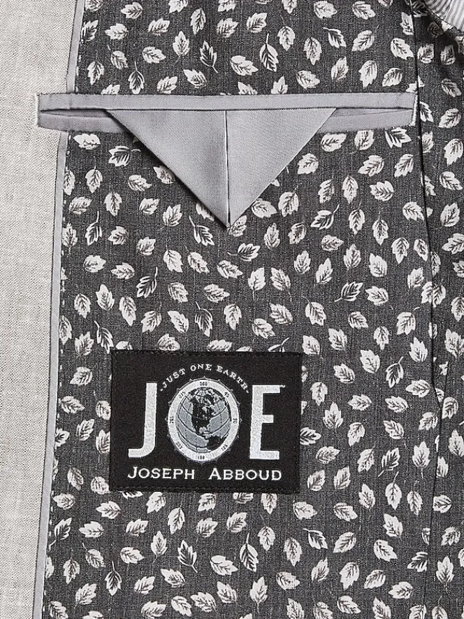 3-piece Suits|Suit Separates-JOE Joseph Abboud Slim Fit Linen Blend Suit Jacket Dusty Blue