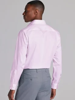 Solid Dress Shirts|Designer Dress Shirts-Awearness Kenneth Cole Slim Fit Performance Dress Shirt Black Solid