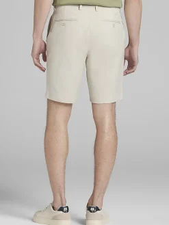 Shorts|Shorts-Awearness Kenneth Cole Slim Fit Performance Flex Shorts Black