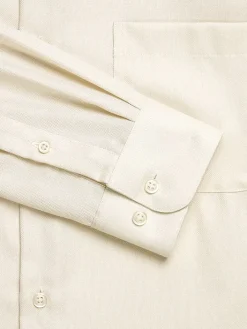 Solid Dress Shirts|White Dress Shirts-Pronto Uomo Slim Fit Queens Oxford Dress Shirt Blue