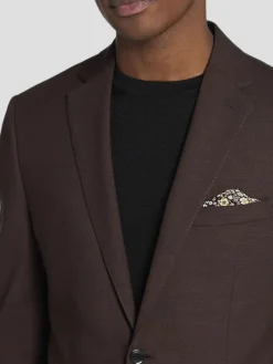 3-piece Suits|Suit Separates-JOE Joseph Abboud Slim Fit Sharkskin Suit Jacket Brick