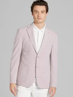 Sport Coats|Sport Coats-Calvin Klein Slim Fit Sport Coat Light Pink Neat