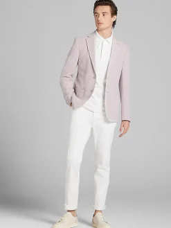 Sport Coats|Sport Coats-Calvin Klein Slim Fit Sport Coat Light Pink Neat