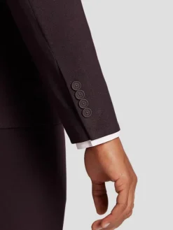 3-piece Suits|Suit Separates-Calvin Klein Slim Fit Suit Jacket Burgundy