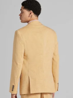 3-piece Suits|Suit Separates-Paisley &Amp; Gray Slim Fit Suit Jacket Mustard