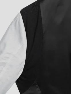 3-piece Suits|Suit Separates-Wilke-Rodriguez Slim Fit Suit Jacket Black Grid