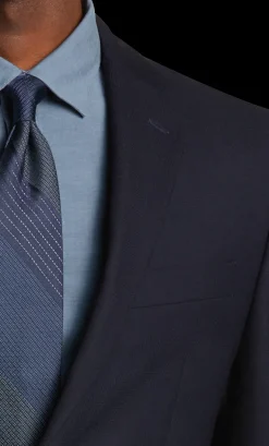 3-piece Suits|Suit Separates-Wilke-Rodriguez Slim Fit Suit Jacket Navy Tic