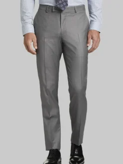 Big & Tall Pants|Big & Tall Suits-Wilke-Rodriguez Slim Fit Suit Pant Grey