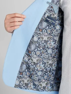 3-piece Suits|Suit Separates-Paisley &Amp; Gray Slim Fit Suit Suit Jacket Baby Blue