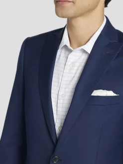 3-piece Suits|Suit Separates-JOE Joseph Abboud Slim Fit Wool Blend Suit Jacket Black Solid