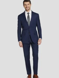 3-piece Suits|Suit Separates-JOE Joseph Abboud Slim Fit Wool Blend Suit Jacket Blue/Postman