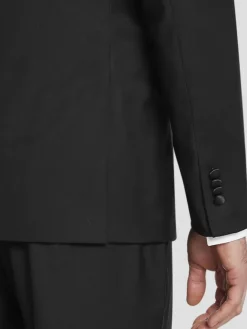 Tuxedos|Big & Tall Tuxedos-Calvin Klein Slim Fit Wool Blend Tuxedo Jacket Formal