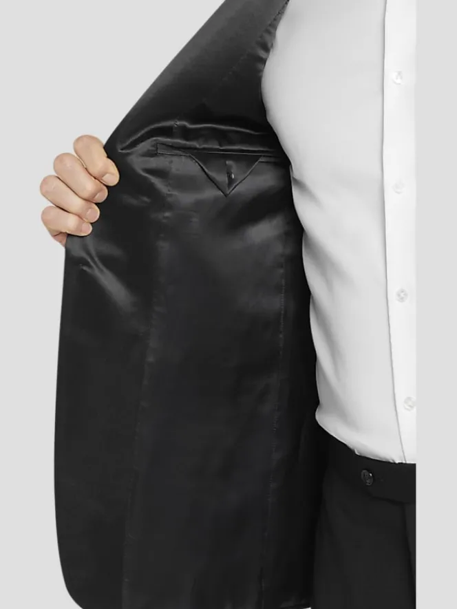 Tuxedos|Big & Tall Tuxedos-Calvin Klein Slim Fit Wool Blend Tuxedo Jacket Formal