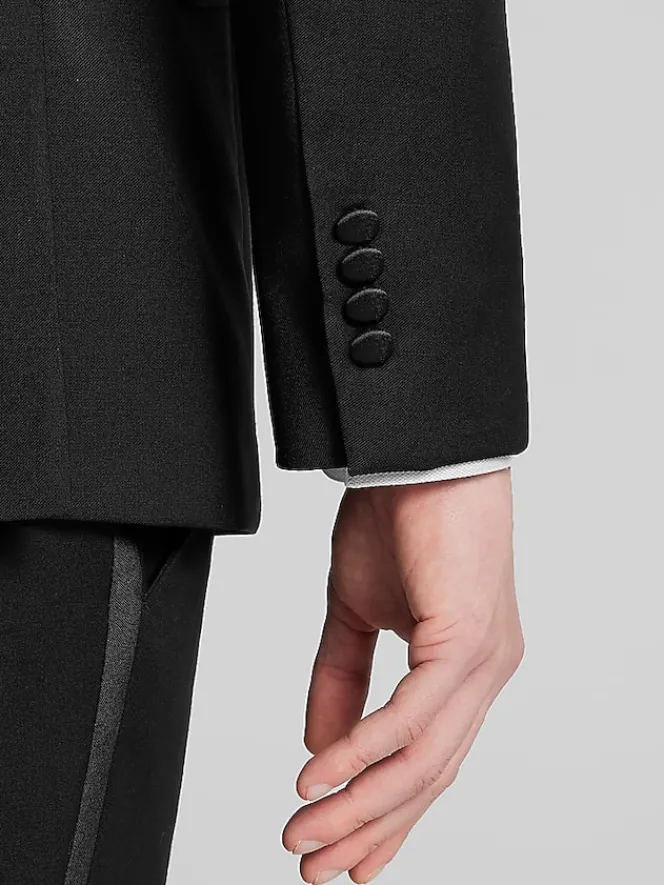 Tuxedos|Big & Tall Tuxedos-Calvin Klein Slim Fit Wool Tuxedo Jacket Formal