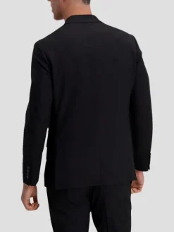Suit Separates|3-piece Suits-Haggar Smart Wash&reg; Repreve&reg; Slim Fit Suit Jacket Black Solid