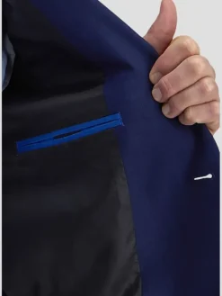 3-piece Suits|Suit Separates-Haggar Smart Wash&reg; Repreve&reg; Classic Fit Suit Jacket Navy Solid