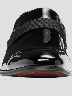 Dress & Formal Shoes|Loafers & Slip-ons-Joseph Abboud Soiree Patent Leather Slip-on Shoes Formal