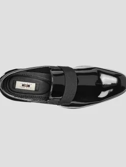 Dress & Formal Shoes|Loafers & Slip-ons-Joseph Abboud Soiree Patent Leather Slip-on Shoes Formal