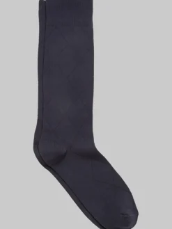 Formal Accessories|Socks-Pronto Uomo Solid Tuxedo Lux Socks, 1-pair Black