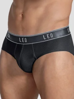 Underwear-Leo By Leonisa Solid Ultra-Light Briefs, Single-Pack Black