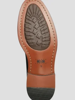 Boots-Joseph Abboud Stance Cap Toe Boots Charcoal