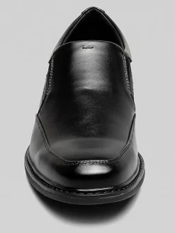 Loafers & Slip-ons|Dress & Formal Shoes-Nunn Bush Stark Moc Toe Shoes Black
